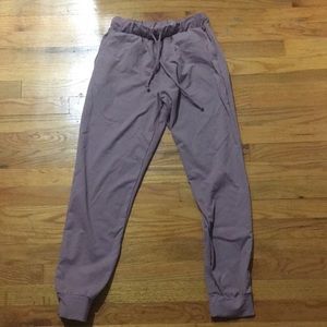 Good hYOUman mauve drawstring jogger pants with pockets